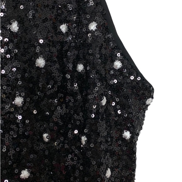 Cocktail dress with polka dots and sequins - Picture 5 of 7